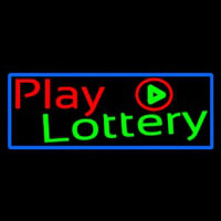 Play Lottery Neon Sign