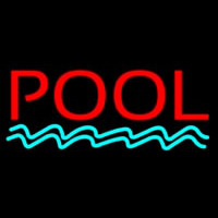 Pool Red Neon Sign