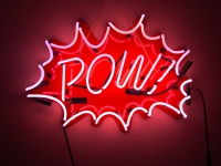 Pop Art POW Neon Sign