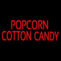 Popcorn Cotton Candy Neon Sign