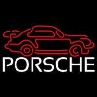 Porsche Car Neon Sign