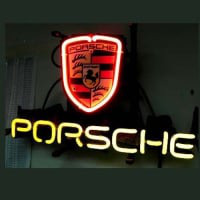 Porsche European Auto Neon Sign