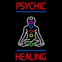 Psychic Health With Blue Line Neon Sign