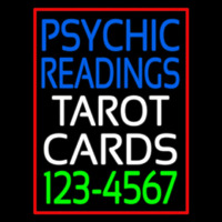 Psychic Readings Tarot Cards Phone Number Neon Sign