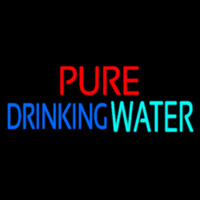 Pure Drinking Water Neon Sign