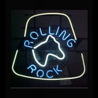 RARE ROLLING ROCK Neon Sign