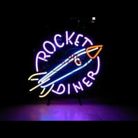 ROCKET DINER Neon Sign