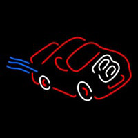 Racing Red Car Neon Sign