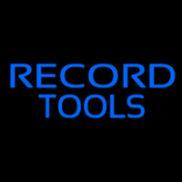 Record Tools Neon Sign