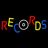 Records Block 1 Neon Sign