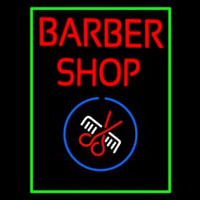 Red Barber Shop Neon Sign