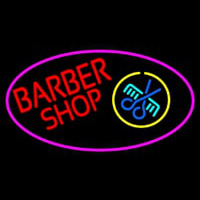 Red Barber Shop Neon Sign