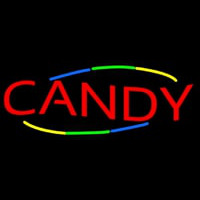 Red Candy Neon Sign