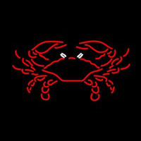 Red Crab Neon Sign