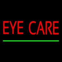 Red Eye Care Green Line Neon Sign