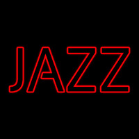 Red Jazz Block 3 Neon Sign