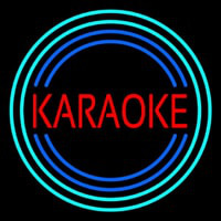 Red Karaoke Block Neon Sign