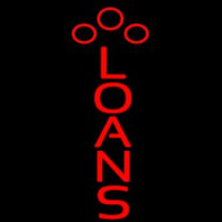 Red Loans Neon Sign