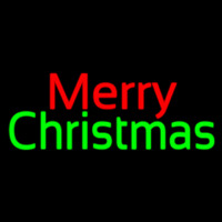 Red Merry Green Christmas Neon Sign