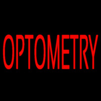 Red Optometry Neon Sign