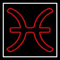 Red Pisces Neon Sign