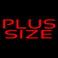 Red Plus Size Neon Sign