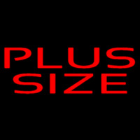 Red Plus Size Neon Sign