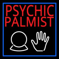 Red Psychic Palmist Neon Sign