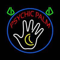 Red Psychic Palms Neon Sign