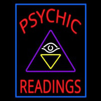 Red Psychic Readings Logo Neon Sign