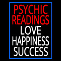 Red Psychic Readings White Love Happiness Success Neon Sign