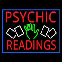 Red Psychic Readings With Logo Neon Sign