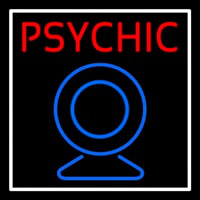Red Psychic With Crystal Neon Sign