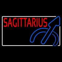 Red Sagittarius Neon Sign