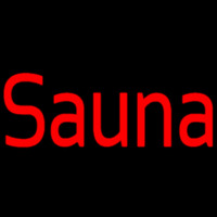 Red Sauna Neon Sign