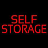 Red Self Storage Neon Sign