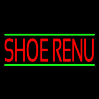 Red Shoe Renu Green Line Neon Sign