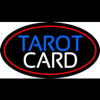 Red Tarot Card Neon Sign