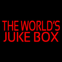 Red The Worlds Juke Bo  2 Neon Sign