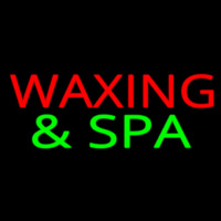 Red Wa ing And Green Spa Neon Sign