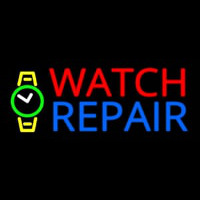 Red Watch Blue Repair With Logo Neon Sign