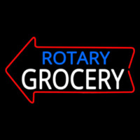 Rotary Grocery Neon Sign