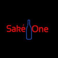 Sake One With Bottle Neon Sign