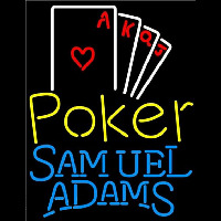 Samuel Adams Poker Ace Series Beer Sign Neon Sign