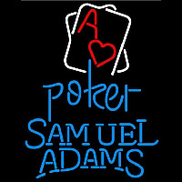 Samuel Adams Rectangular Black Hear Ace Beer Sign Neon Sign