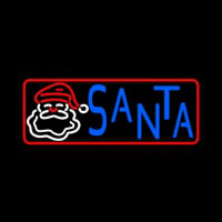 Santa Neon Sign