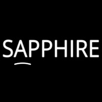 Sapphire Block Neon Sign