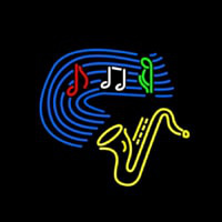 Saxophone Musical  Neon Sign