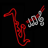 Saxophone Musical Neon Sign