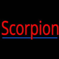 Scorpion Red 3 Neon Sign